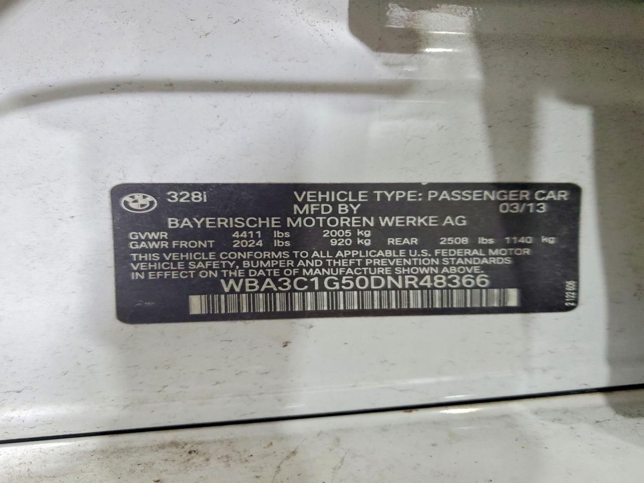 2013 BMW 328 I SULEV photo 23