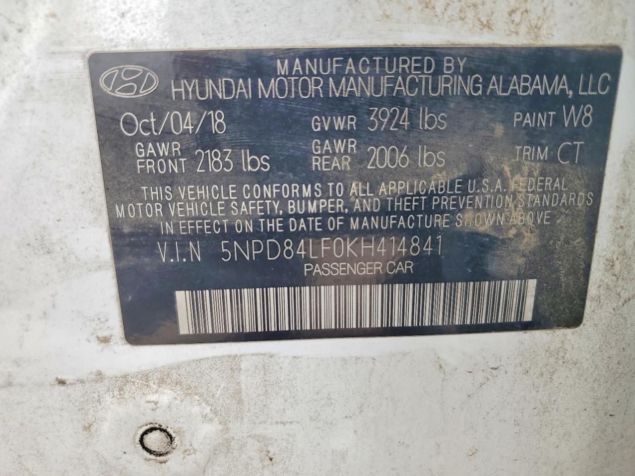 2019 HYUNDAI ELANTRA LIMITED photo 34