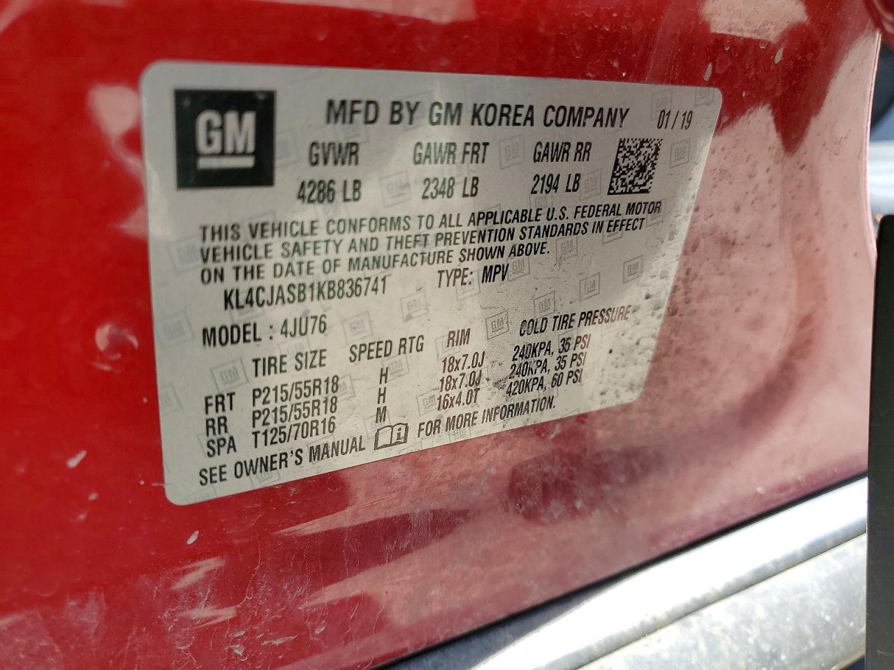 2019 BUICK ENCORE PREFERRED photo 37