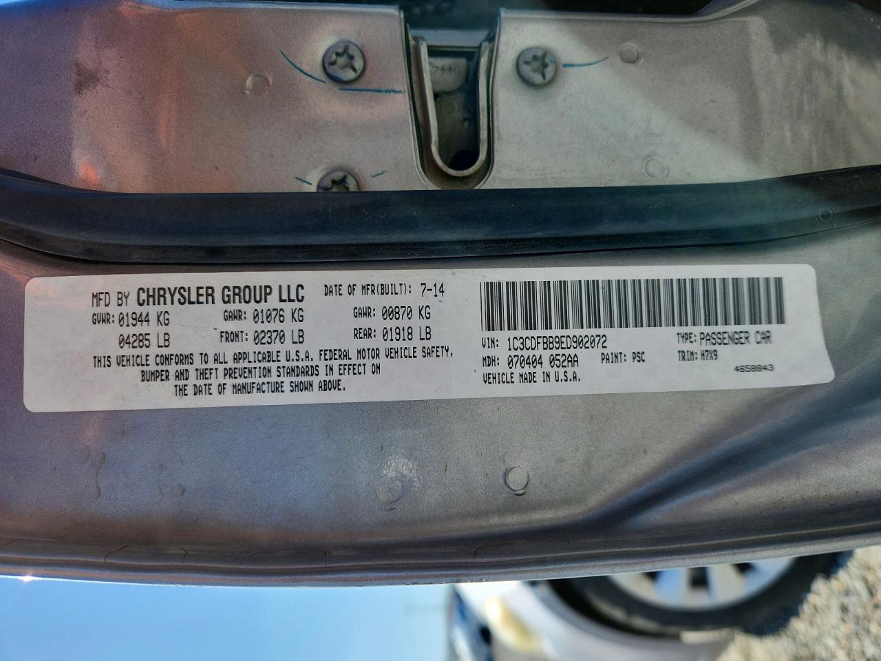 2014 DODGE DART SXT photo 34