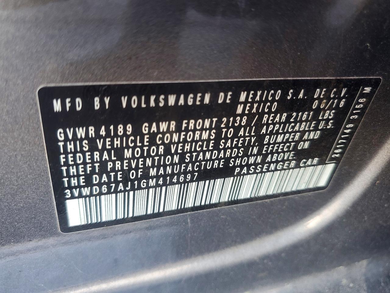 2016 VOLKSWAGEN JETTA SE photo 23