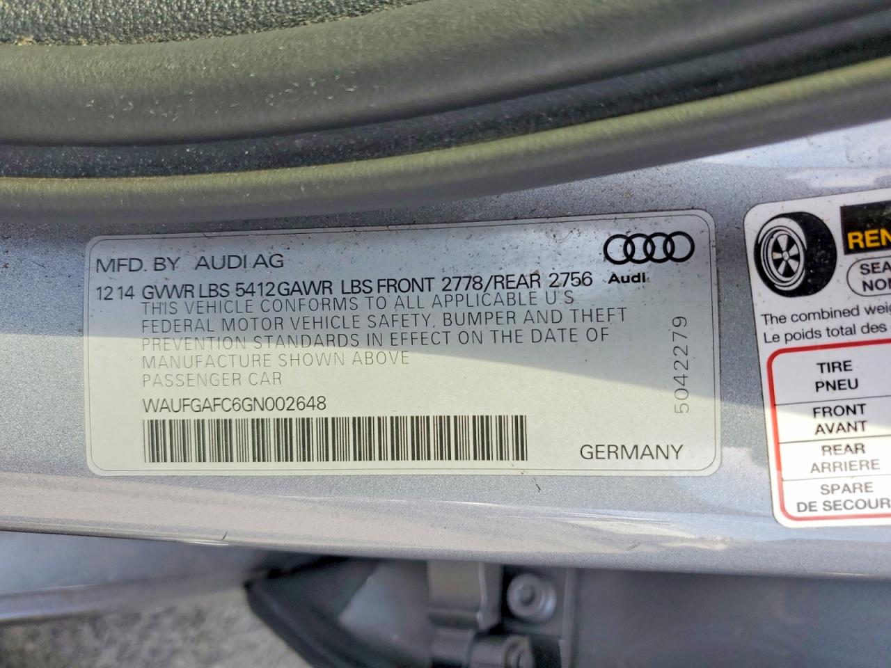 2016 AUDI A6 PREMIUM PLUS photo 23