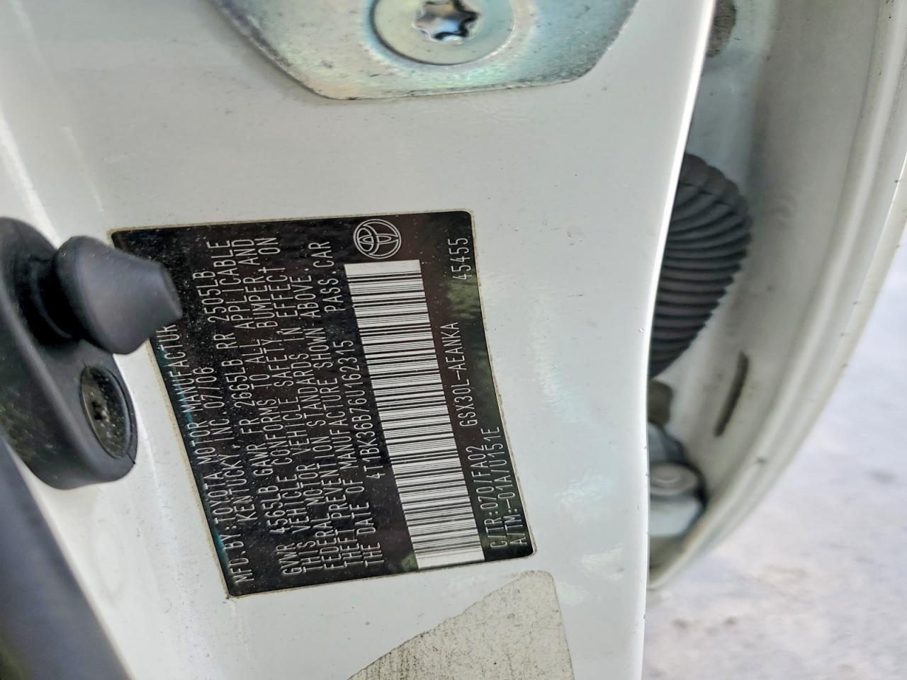 2006 TOYOTA AVALON XL photo 12