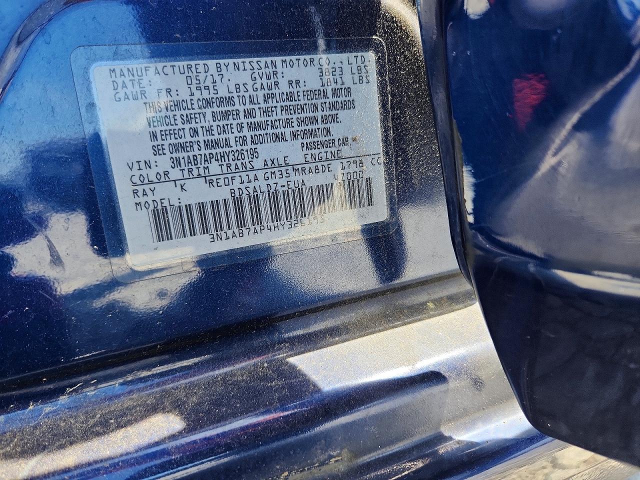 2017 NISSAN SENTRA SV photo 12
