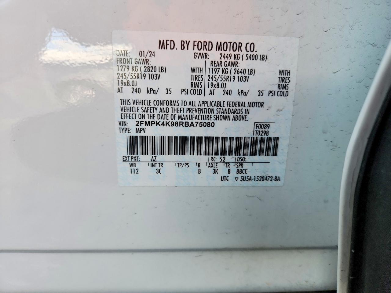 2024 FORD EDGE TITANIUM photo 34