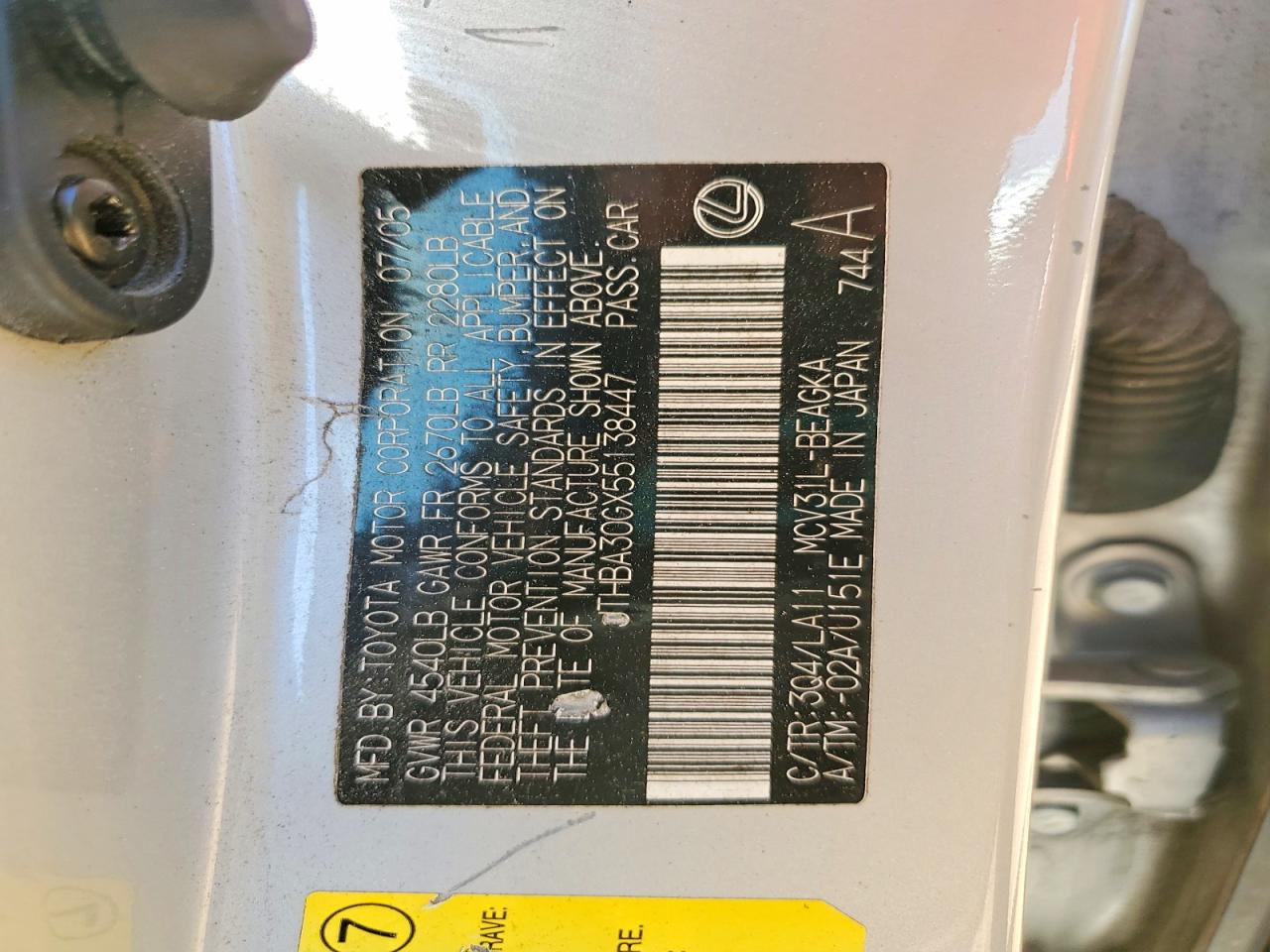 2005 LEXUS ES 330 photo 23