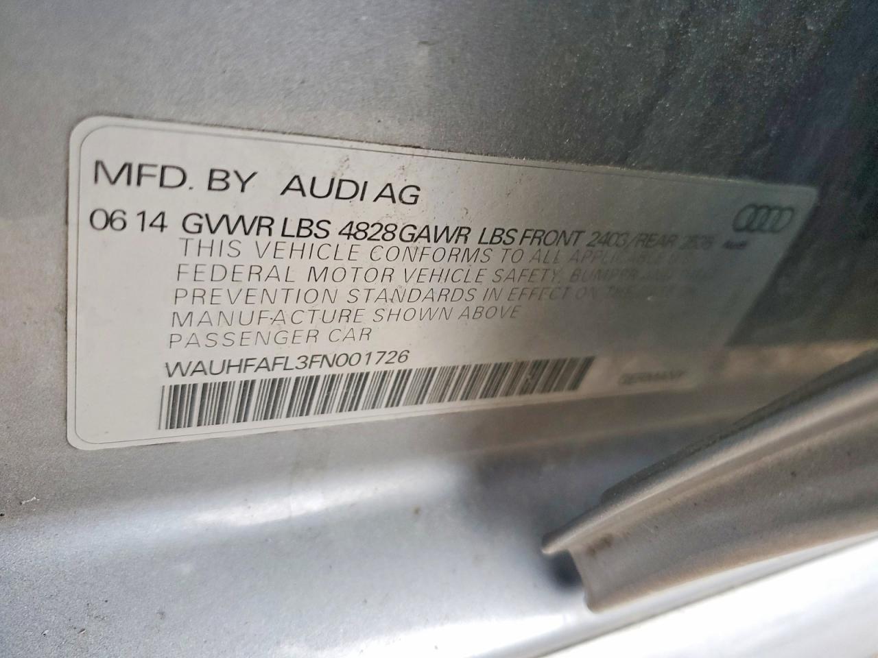 2015 AUDI A4 PREMIUM PLUS photo 34