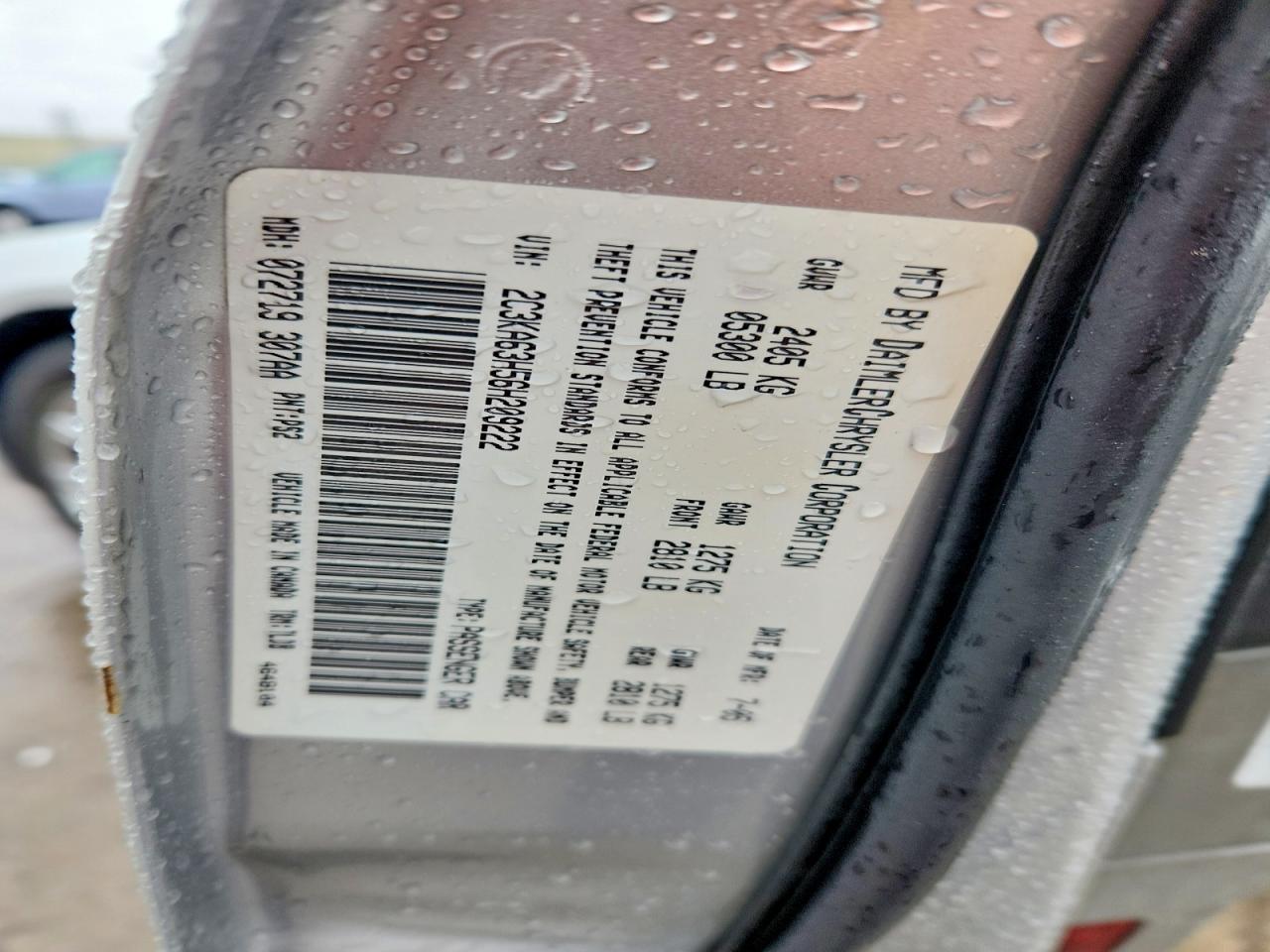 2006 CHRYSLER 300C photo 25