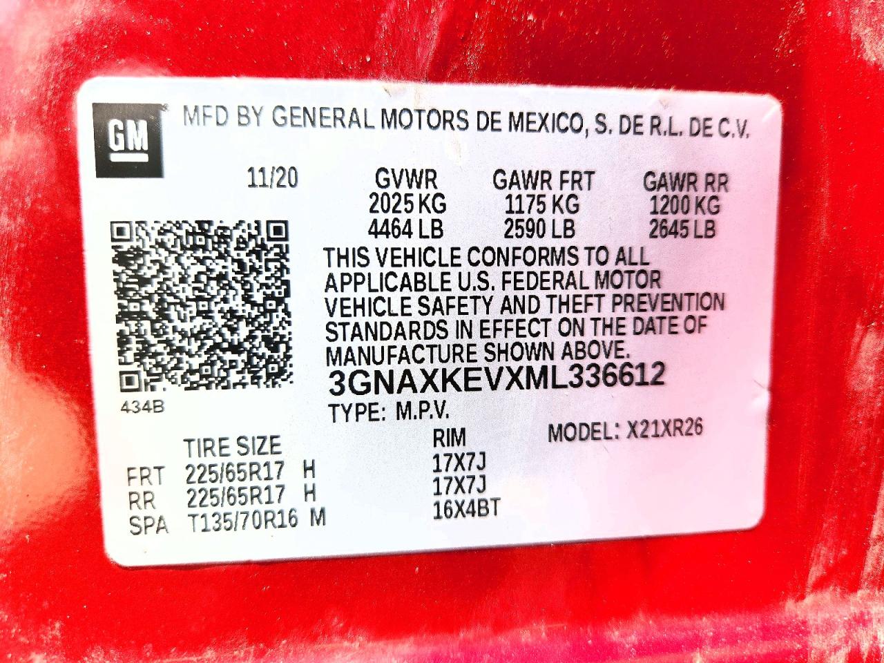 2021 CHEVROLET EQUINOX LT photo 37