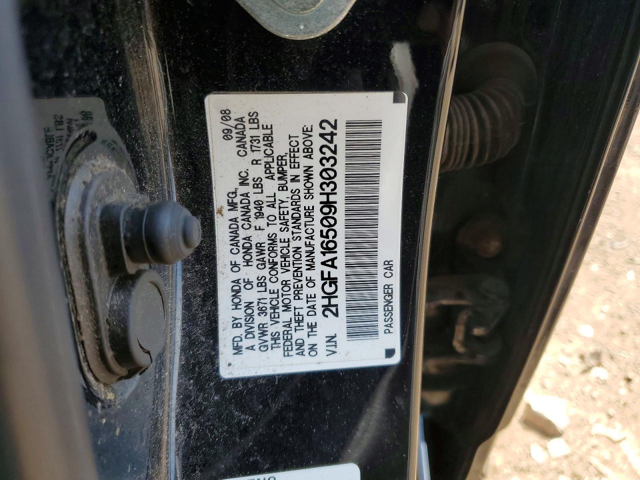 2009 HONDA CIVIC LX photo 34