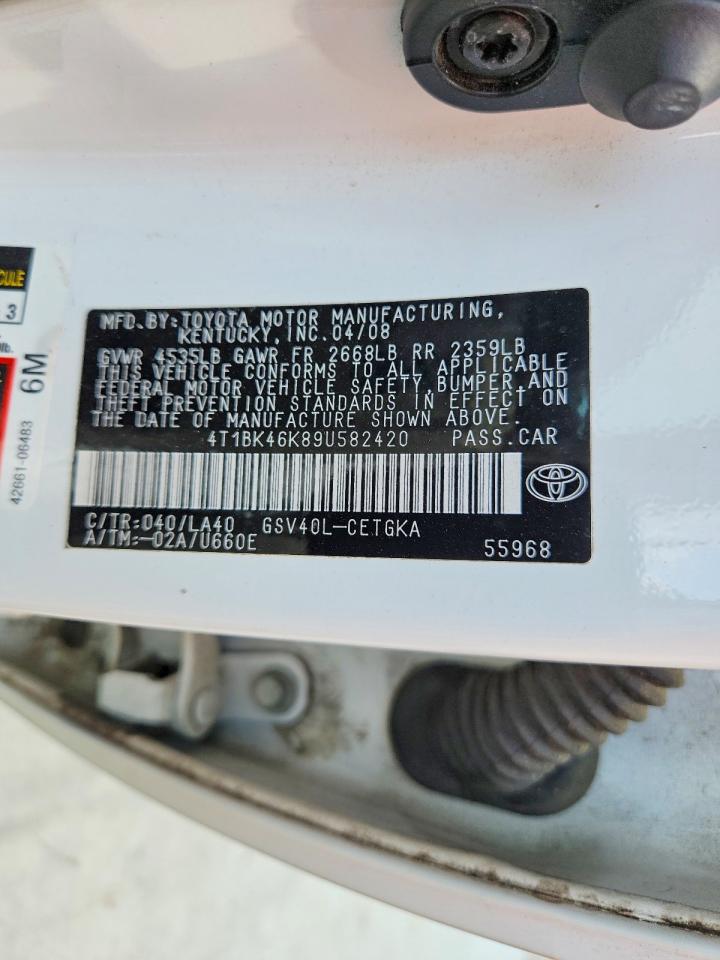 2009 TOYOTA CAMRY XLE V6 photo 12