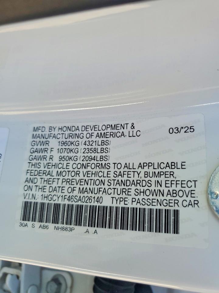 2025 HONDA ACCORD SE photo 23