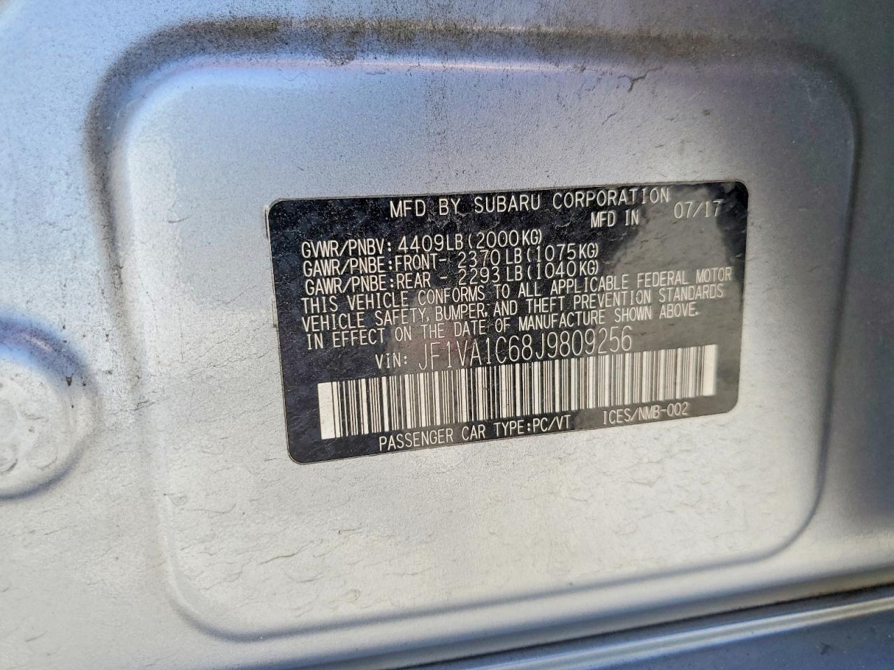 2018 SUBARU WRX PREMIUM photo 23
