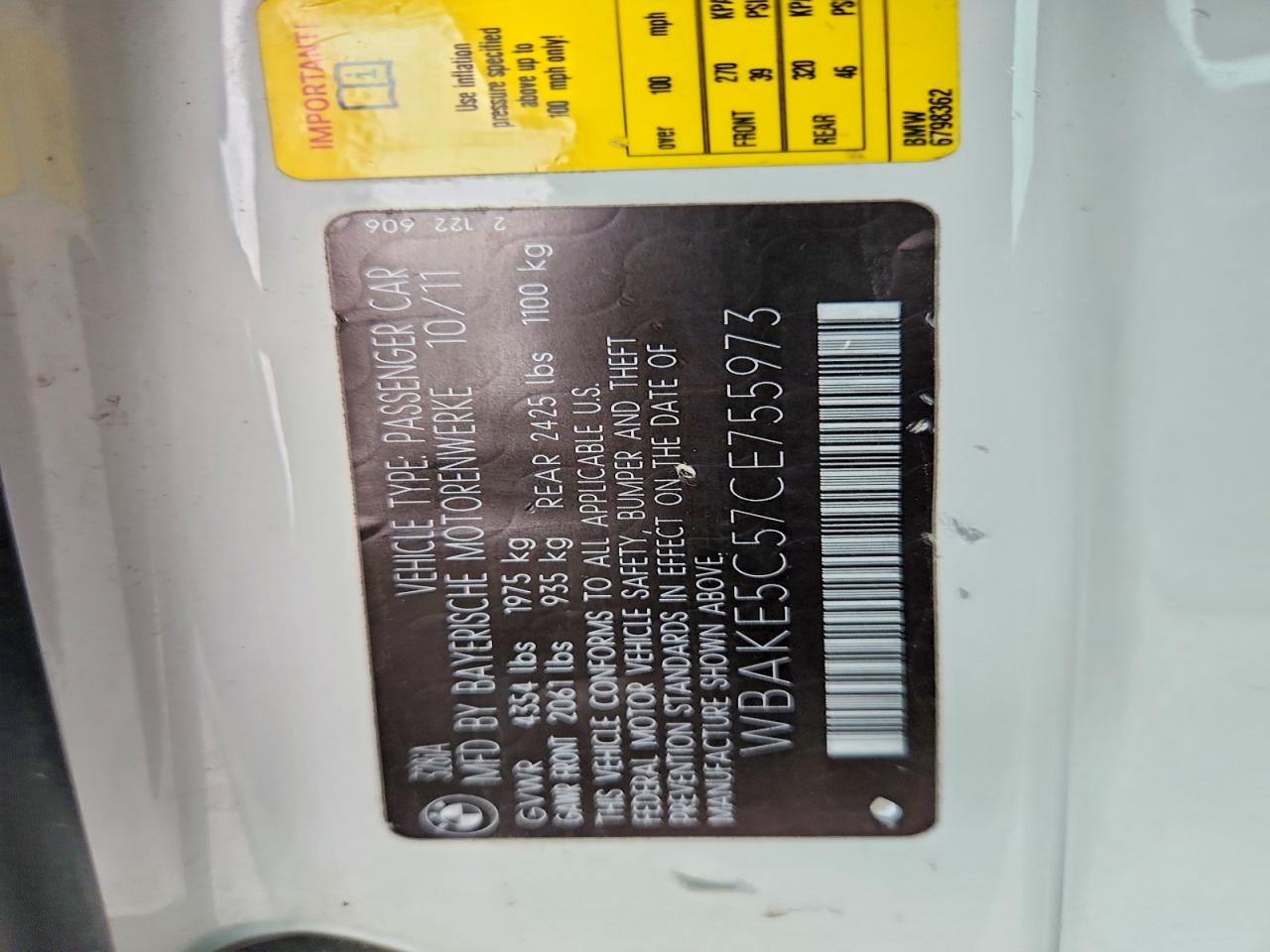 2012 BMW 328 I SULEV photo 12