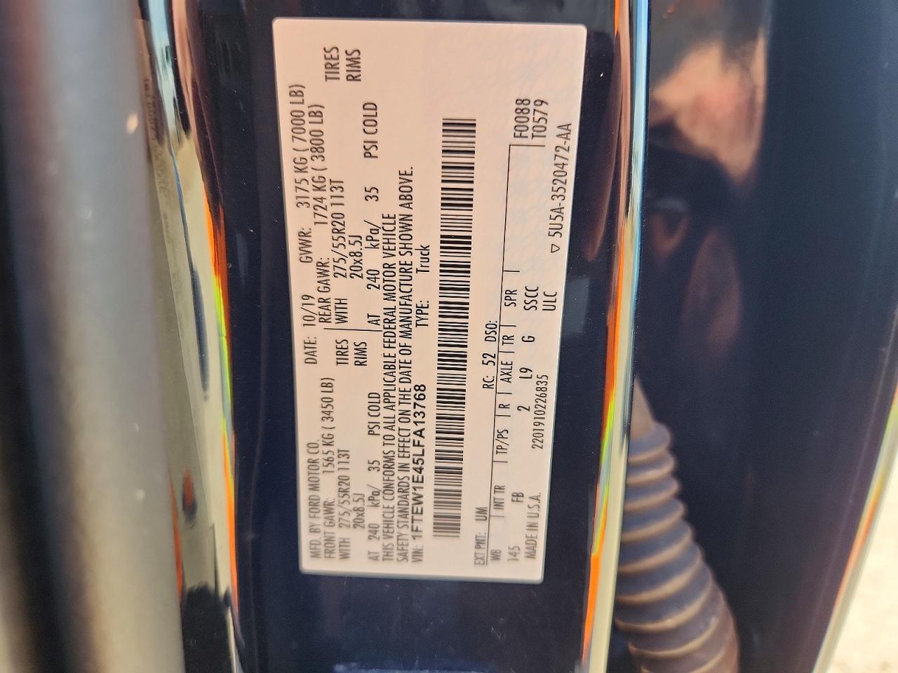 2020 FORD F150 SUPERCREW photo 34
