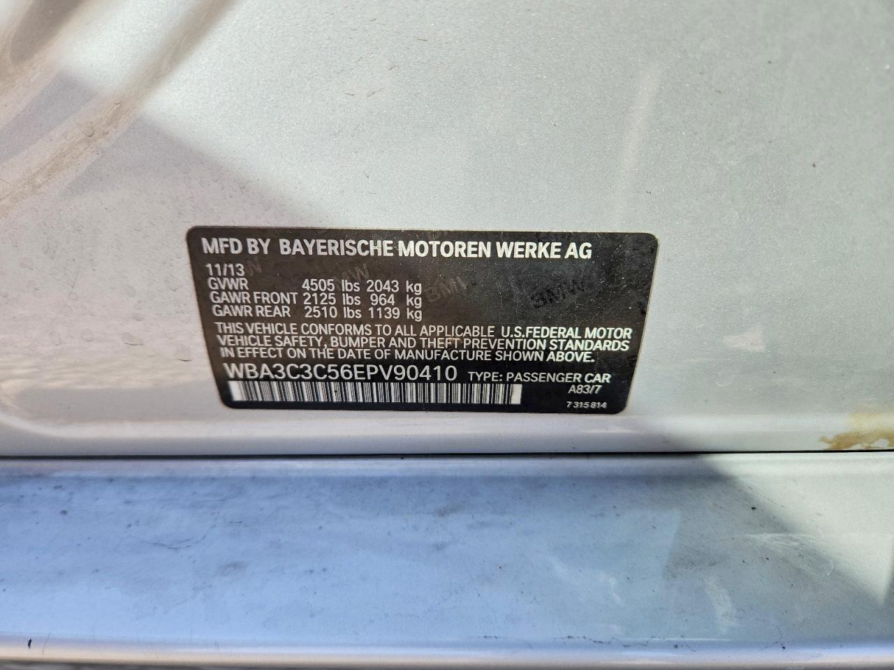 2014 BMW 320 I XDRIVE photo 12
