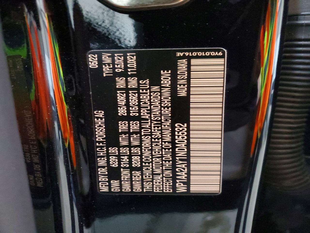 2022 PORSCHE CAYENNE photo 27