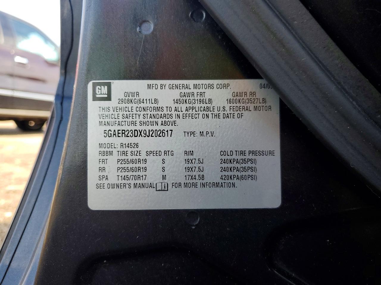 2009 BUICK ENCLAVE CXL photo 37