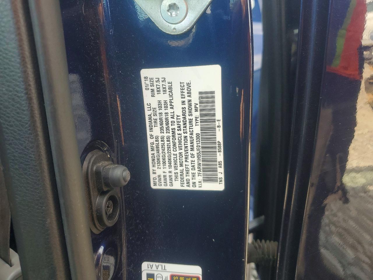 2018 HONDA CR-V EX photo 19