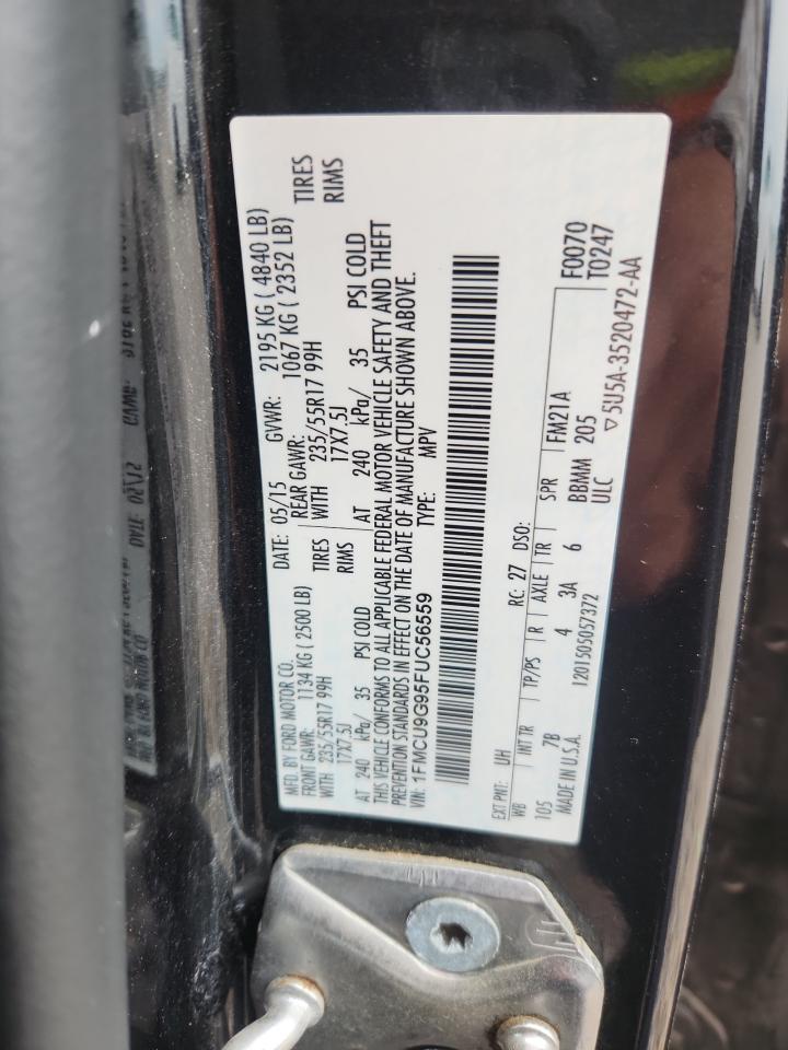 2015 FORD ESCAPE SE photo 40