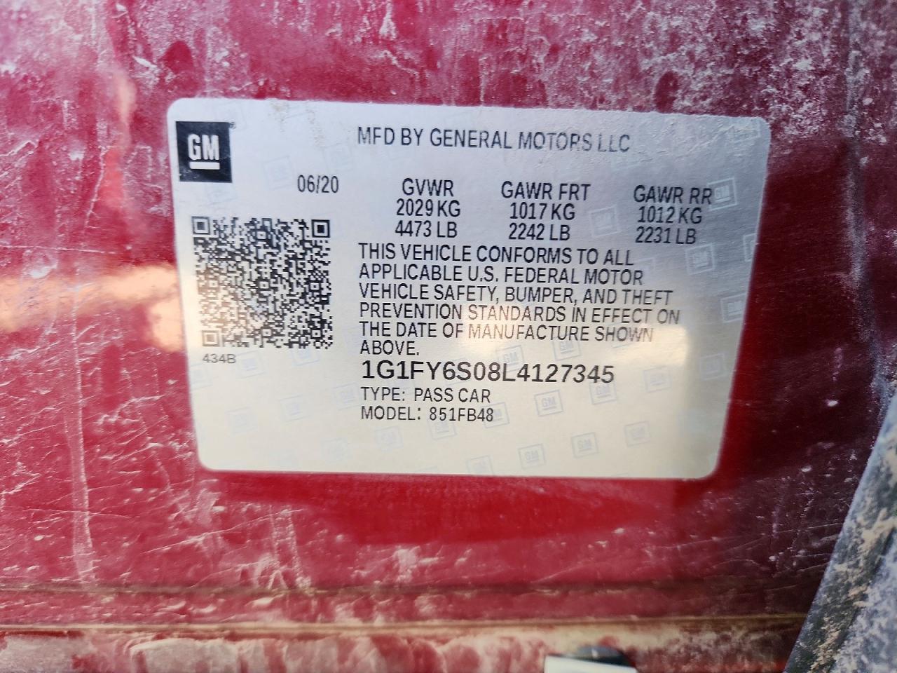 2020 CHEVROLET BOLT EV LT photo 23