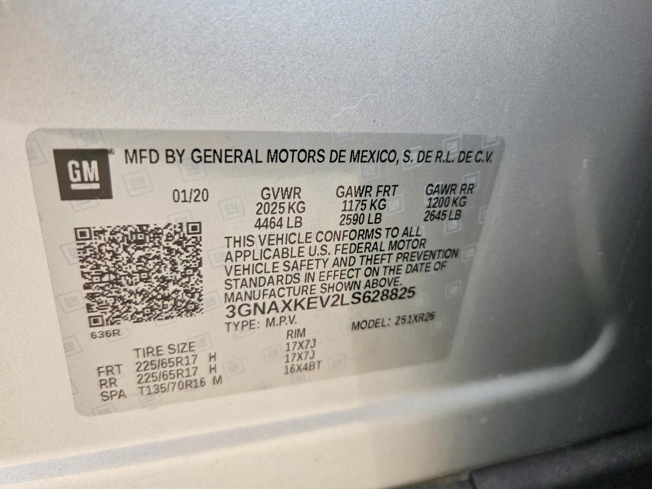 2020 CHEVROLET EQUINOX LT photo 25