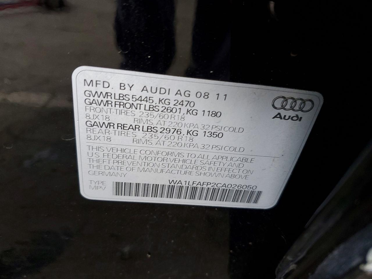2012 AUDI Q5 PREMIUM PLUS photo 23