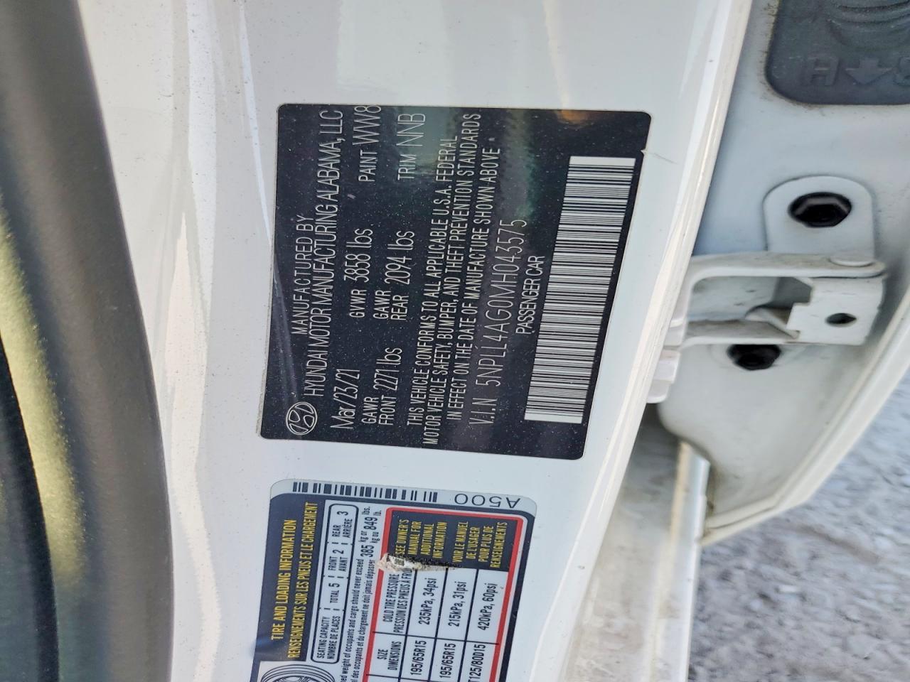 2021 HYUNDAI ELANTRA SE photo 23
