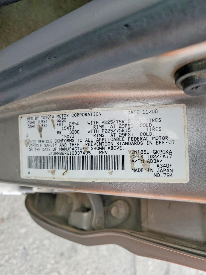 2001 TOYOTA 4RUNNER SR5 photo 25