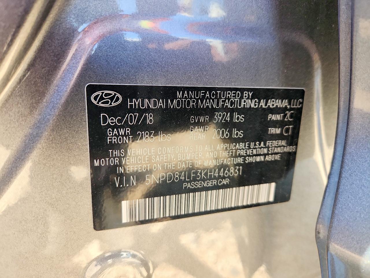 2019 HYUNDAI ELANTRA SEL photo 34
