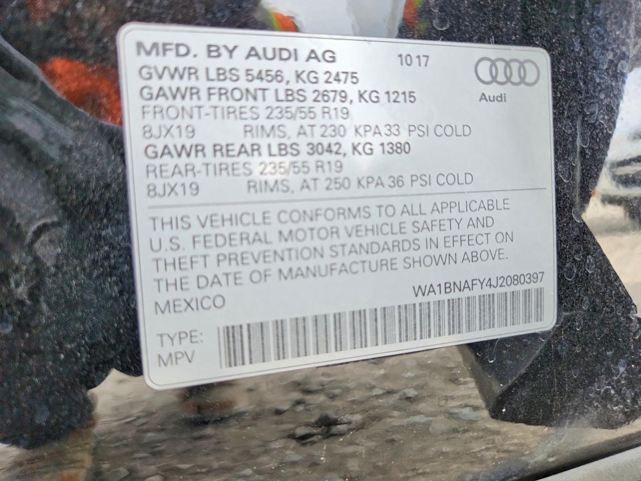 2018 AUDI Q5 PREMIUM PLUS photo 25
