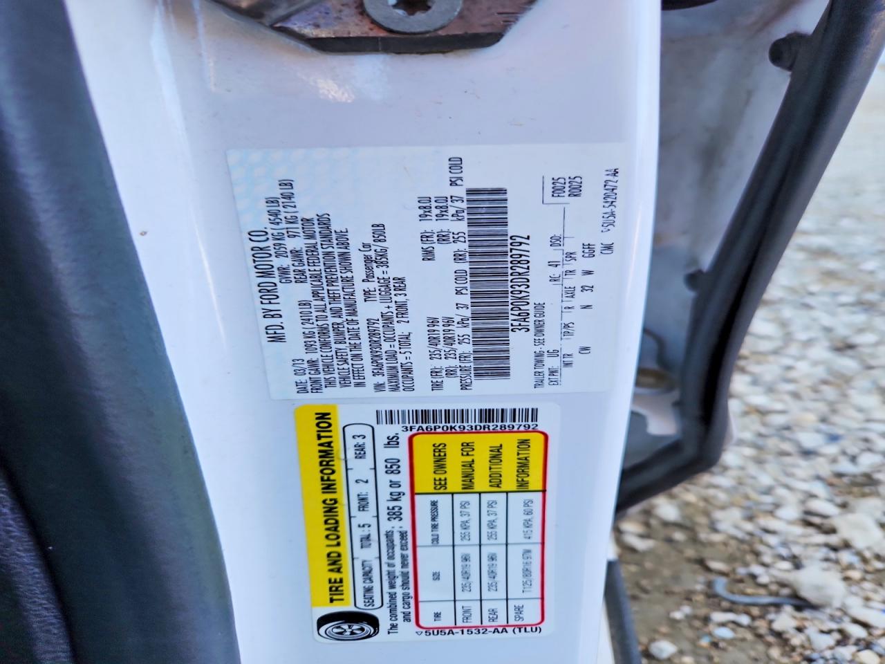 2013 FORD FUSION TITANIUM photo 23