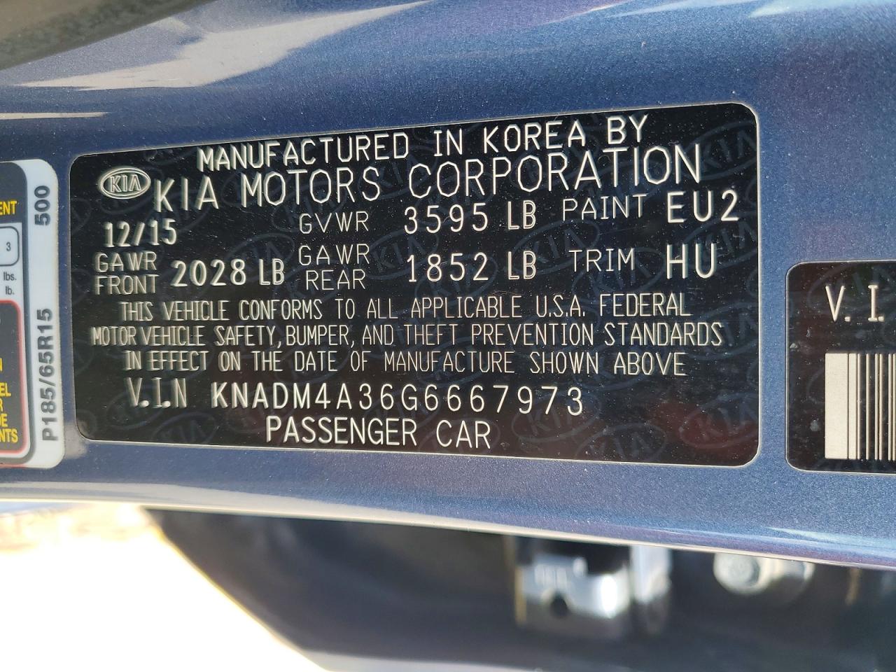 2016 KIA RIO LX photo 34