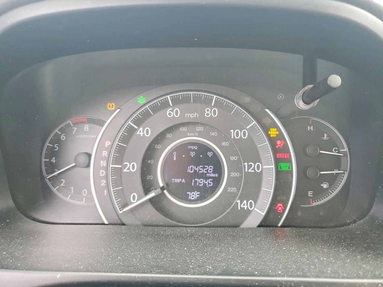 2012 HONDA CR-V EXL photo 9