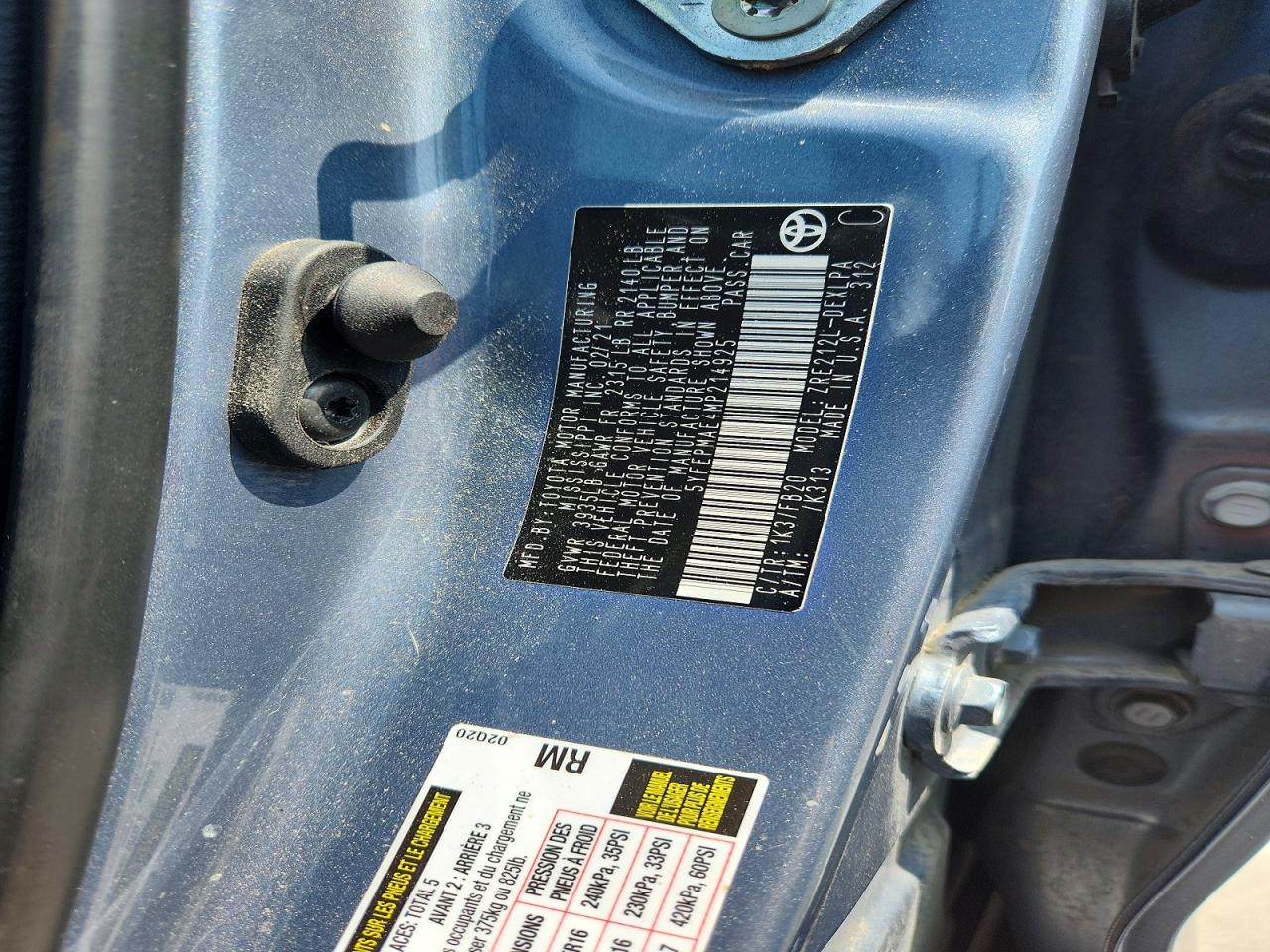 2021 TOYOTA COROLLA LE photo 23