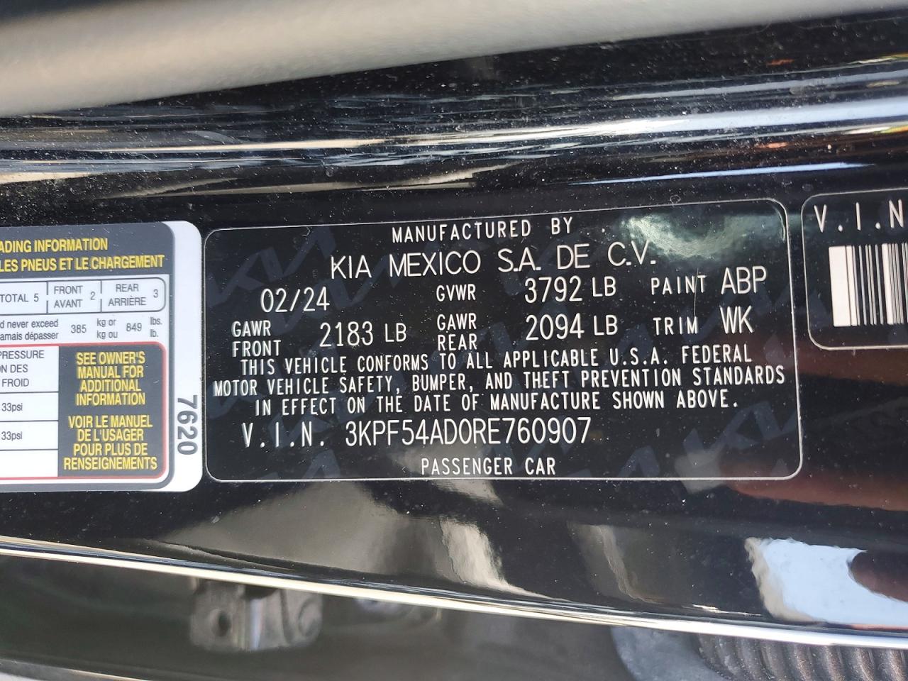 2024 KIA FORTE GT LINE photo 34
