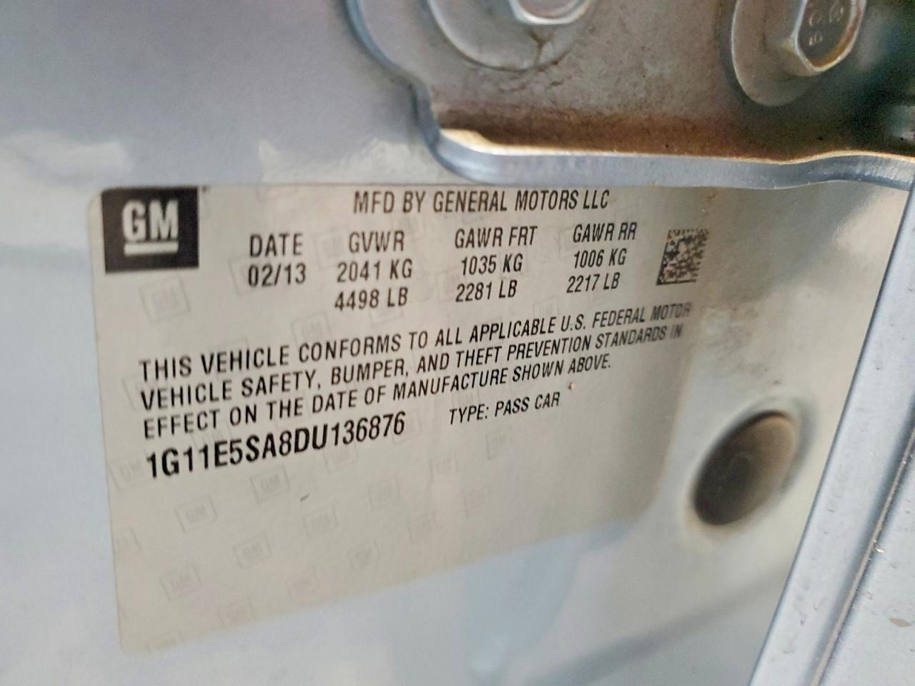 2013 CHEVROLET MALIBU 2LT photo 25