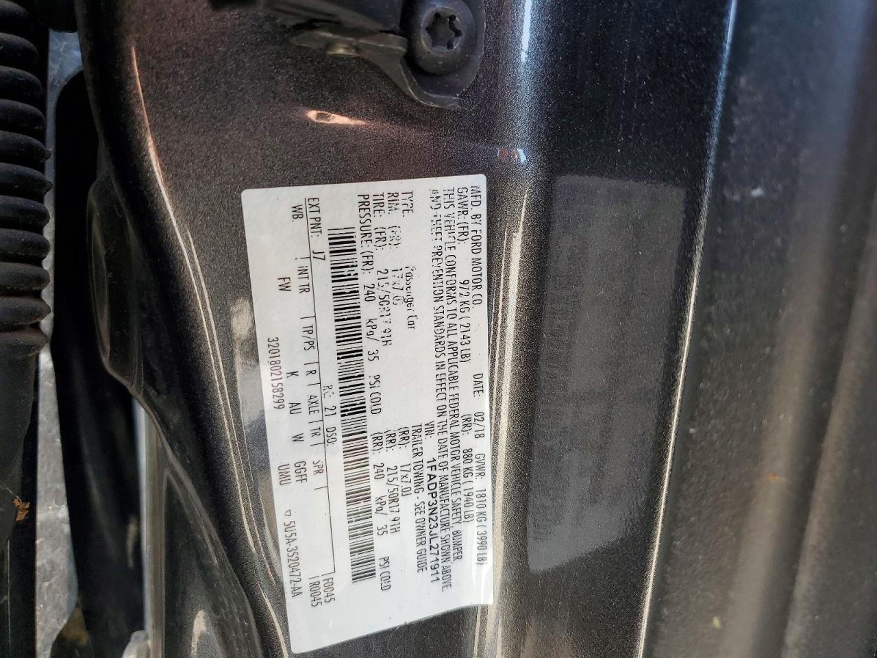 2018 FORD FOCUS TITANIUM photo 34
