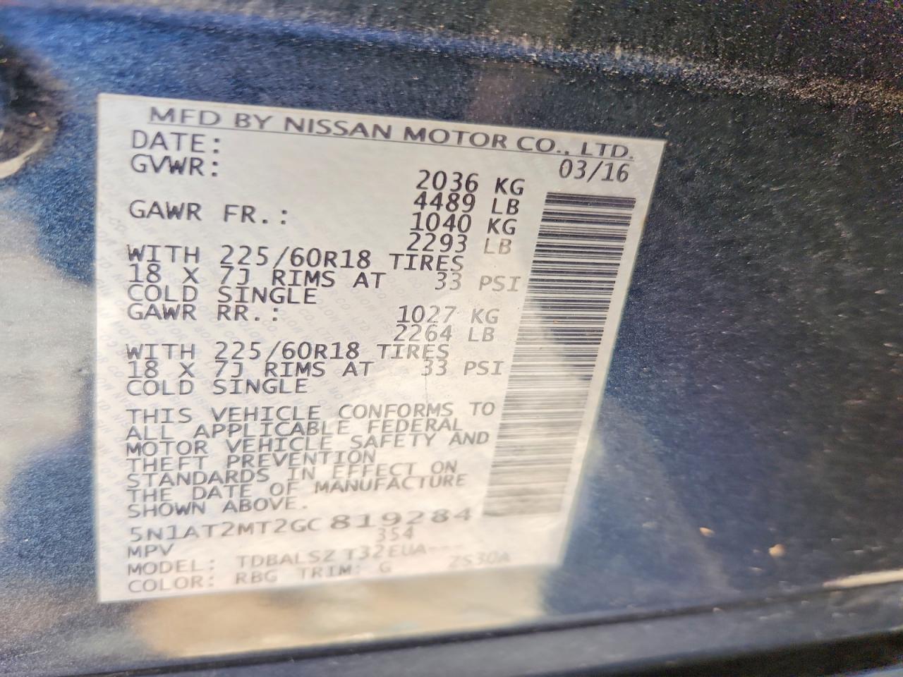 2016 NISSAN ROGUE SL photo 40