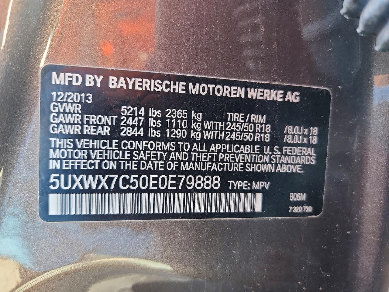 2014 BMW X3 XDRIVE35I photo 25