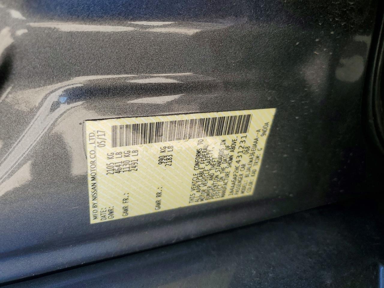 2017 NISSAN MAXIMA 3.5 SL photo 23
