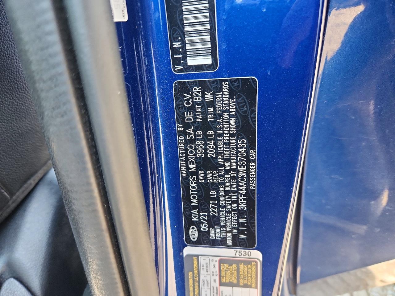 2021 KIA FORTE GT photo 23