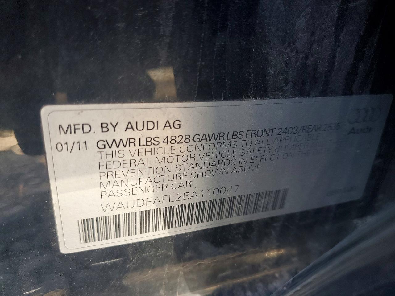 2011 AUDI A4 PREMIUM photo 23