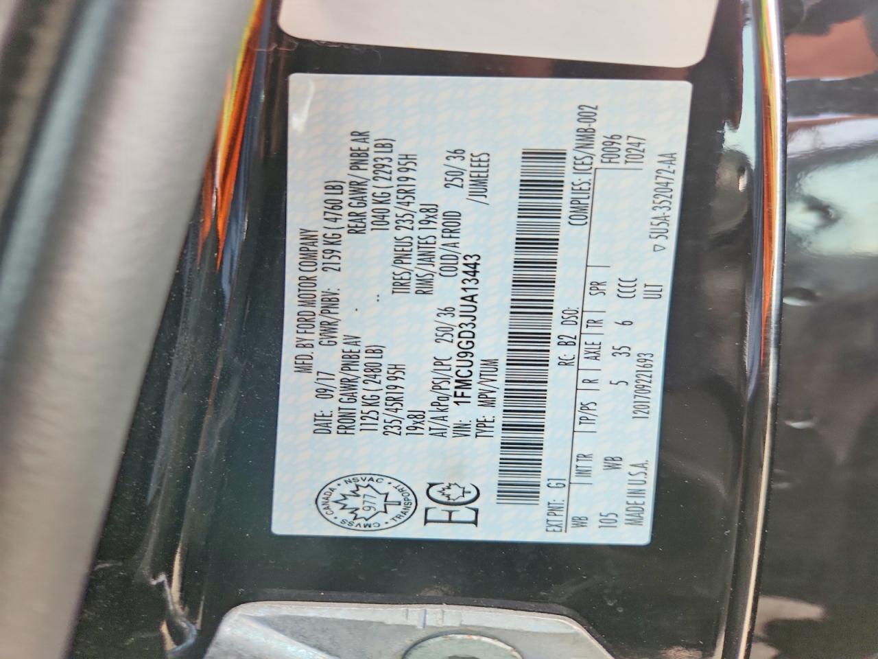 2018 FORD ESCAPE SE photo 27