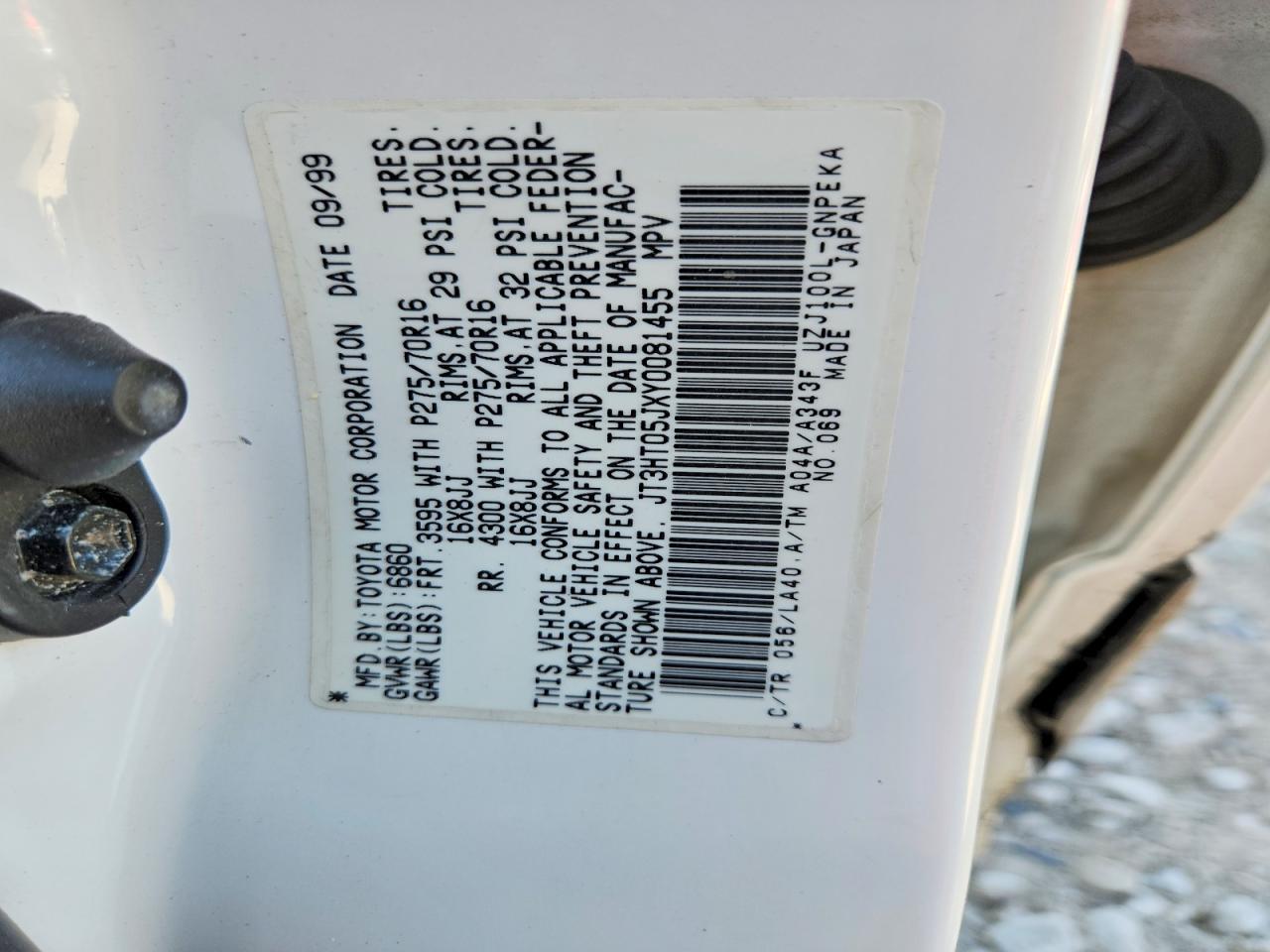 2000 TOYOTA LAND CRUISER BASE photo 37