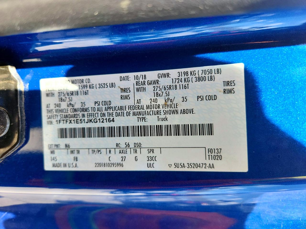 2018 FORD F150 SUPER CAB photo 25