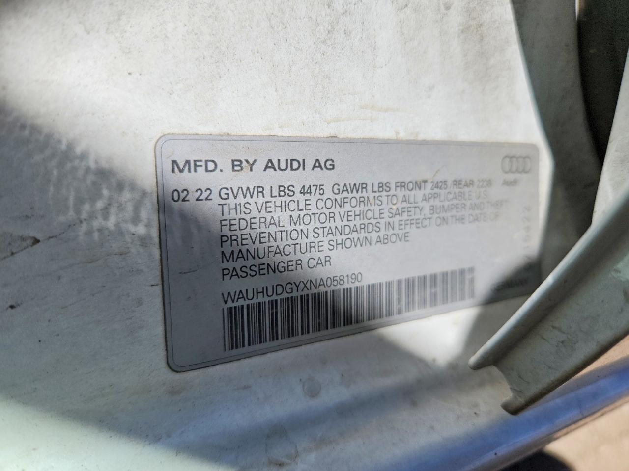 2022 AUDI A3 PREMIUM PLUS photo 12