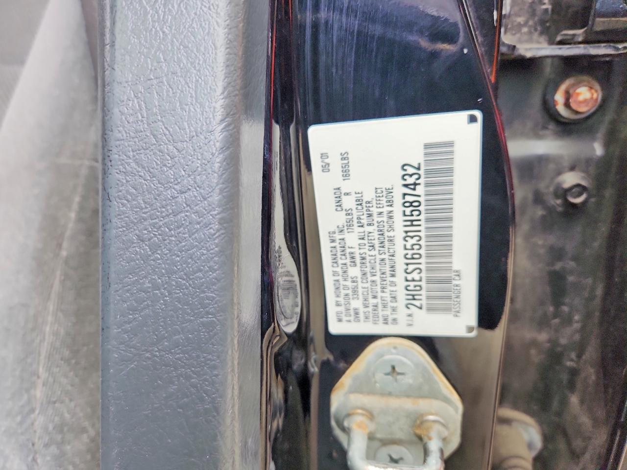 2001 HONDA CIVIC LX photo 25