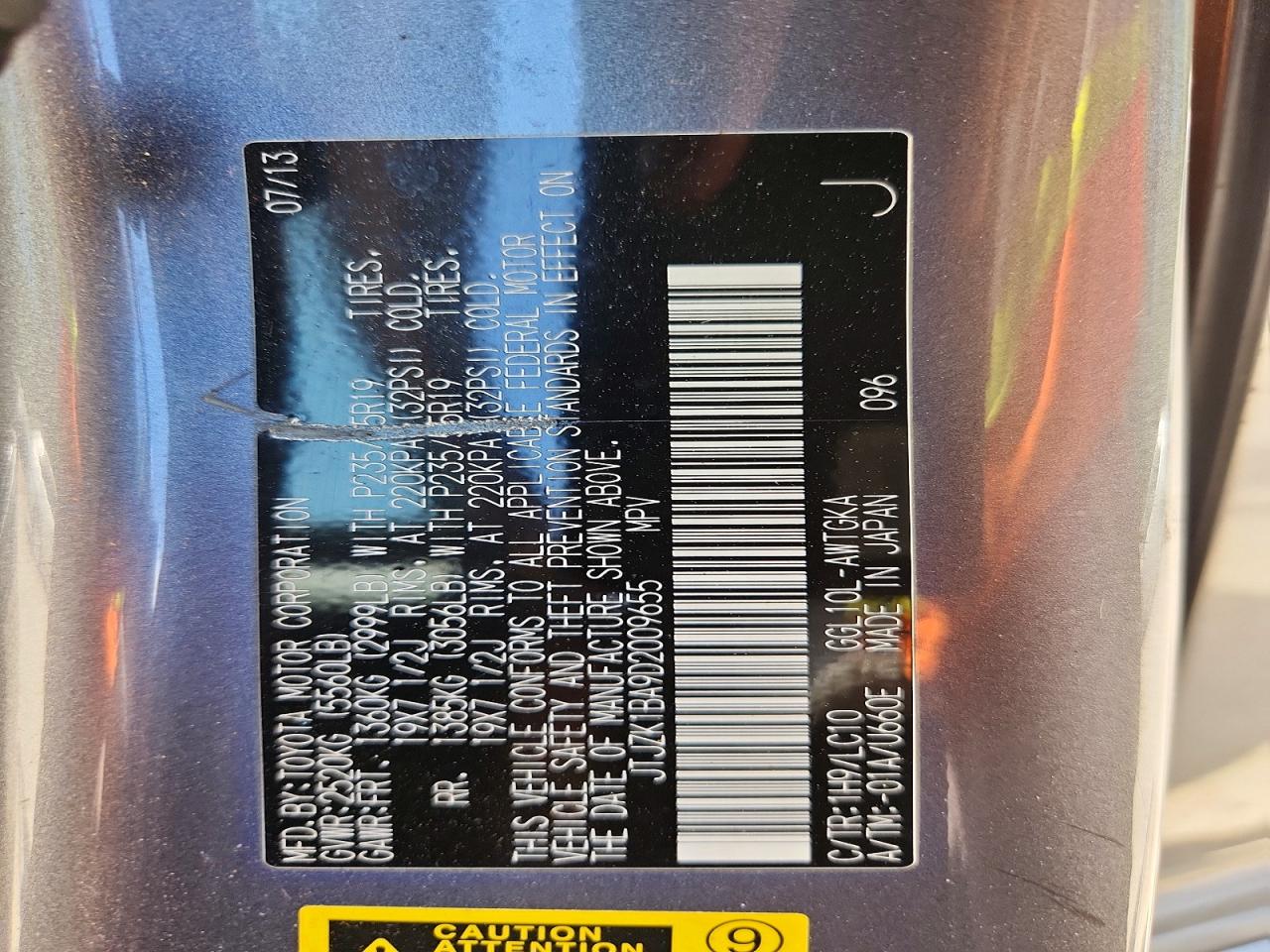 2013 LEXUS RX 350 photo 13
