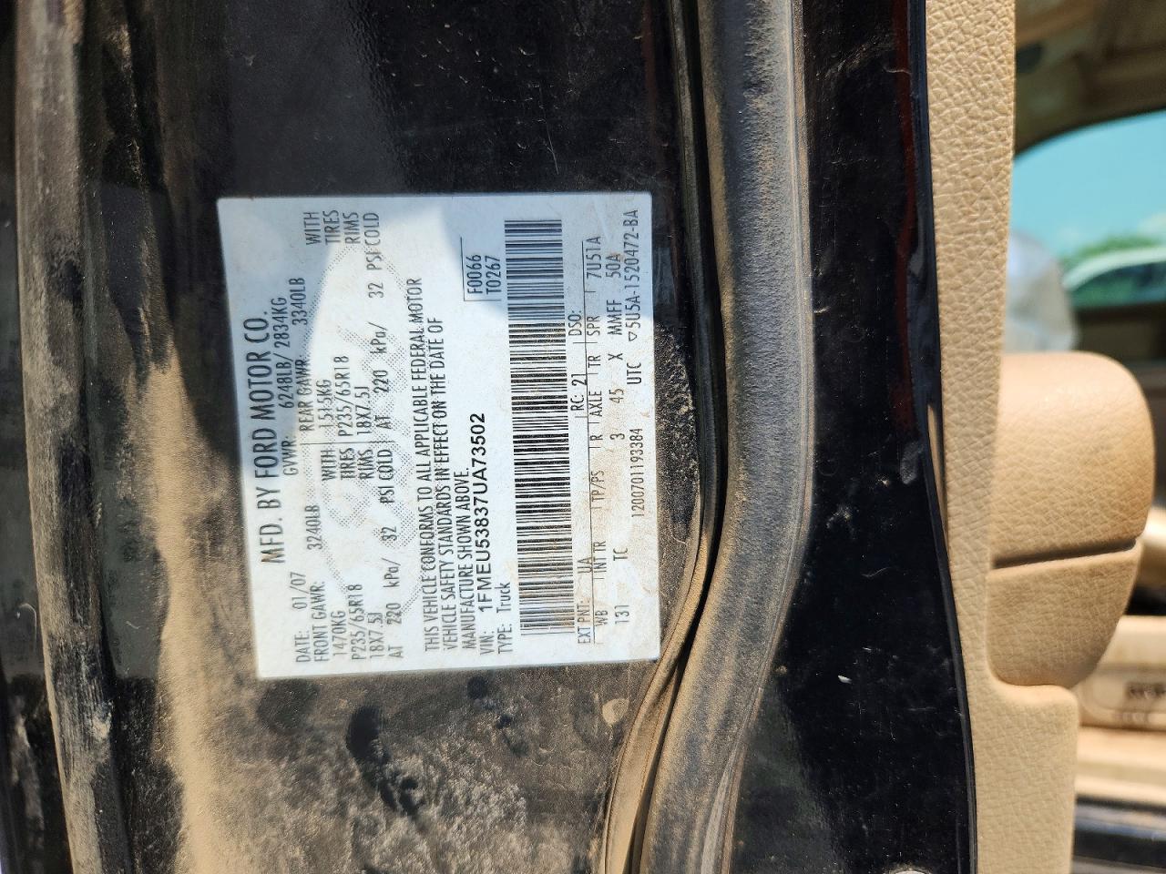 2007 FORD EXPLORER SPORT TRAC LIMITED photo 23